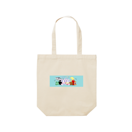 全員集合！ レギュラーキャンバストートバッグ(M) (フルカラー転写プリント)