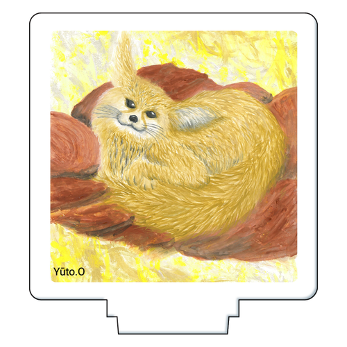 『ハピネス』アクリルスタンド アクリルフィギュア正方形(50×50mm)