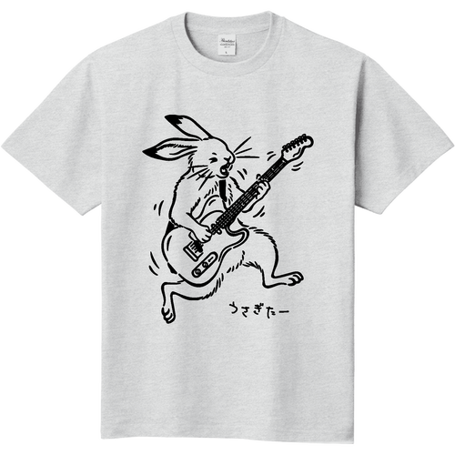 ロックなウサギターくん 定番Ｔシャツ