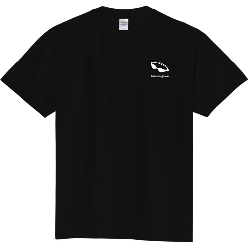 ゴーグル（白）(Swimming Lover)(A)ワンポイント 定番Ｔシャツ
