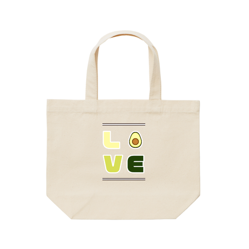 アボカドLOVE レギュラーキャンバストートバッグ(S)(フルカラー転写プリント)