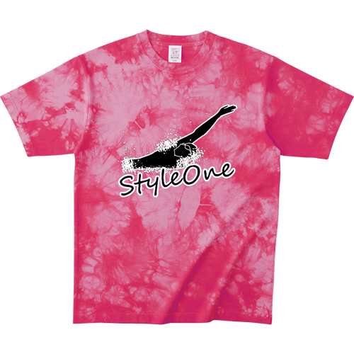 背泳ぎ（StyleOne） タイダイＴシャツ