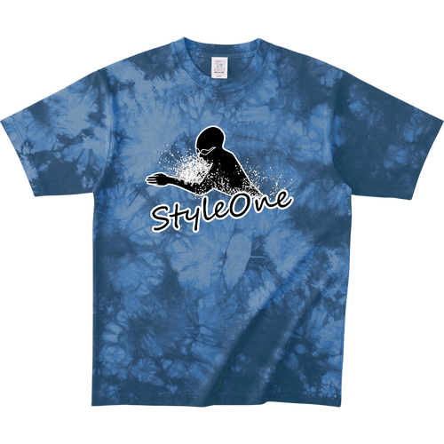 平泳ぎ（StyleOne） タイダイＴシャツ