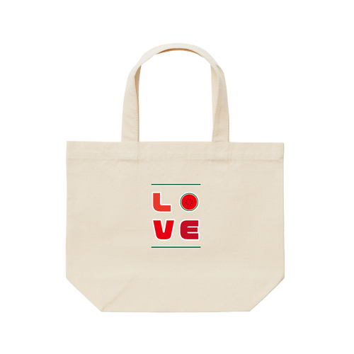 すいかLOVE レギュラーキャンバストートバッグ(S)(フルカラー転写プリント)