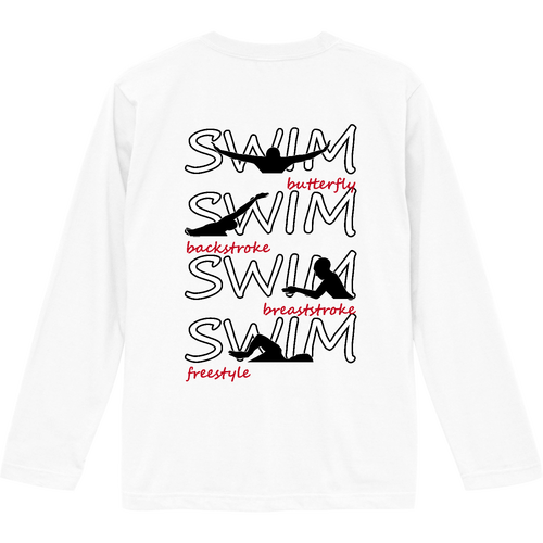 SWIM（R）背面プリント ロングスリーブTシャツ