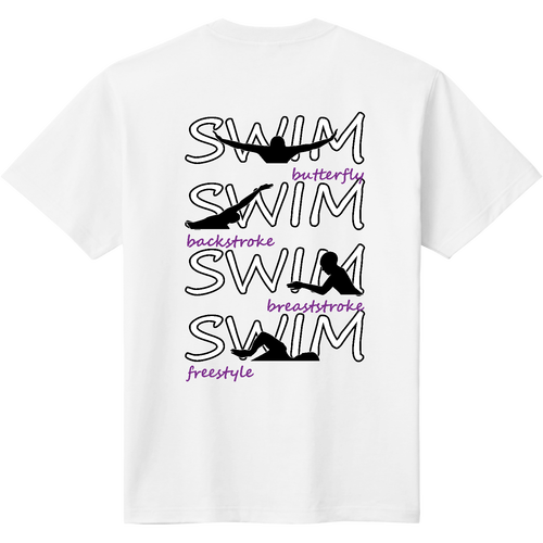 SWIM（V）背面プリント 定番Ｔシャツ