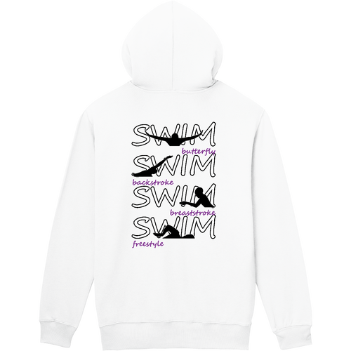 SWIM（V）背面プリント 軽量ジップアップパーカー