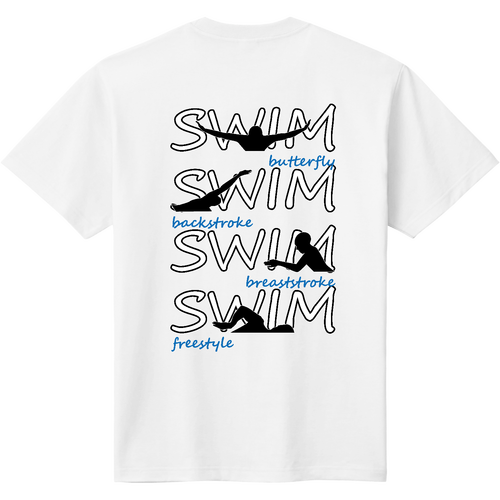 SWIM（B）背面プリント 定番Ｔシャツ