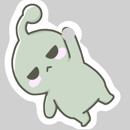 ぐーたらキーホルダー ダイカットアクリルキーホルダー(4×4cm)