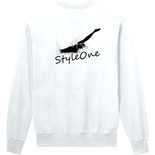 背泳ぎ（StyleOne）背面プリント 定番スウェット