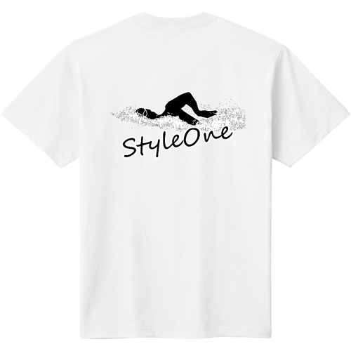 クロール（StyleOne）背面プリント 定番Ｔシャツ