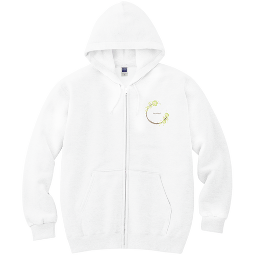 御衣黄桜〇2024（透明）beni_beni 軽量ジップアップパーカー