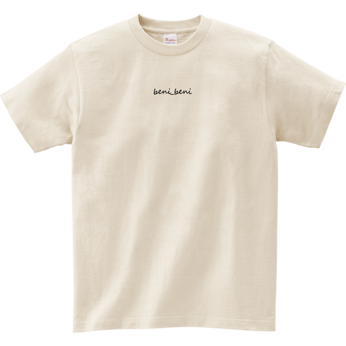 beni_beni（黒） リミテッドカラーＴシャツ
