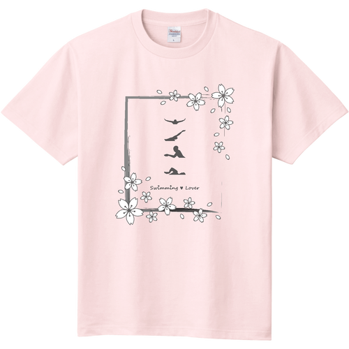 桜□2024（白）4泳法 Tシャツ｜beni_beni - オリラボマーケット