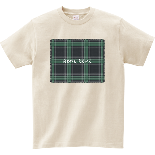 beni_beniロゴチェック柄（A） リミテッドカラーＴシャツ