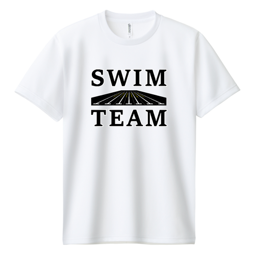 SWIM TEAM（黒） ドライＴシャツ