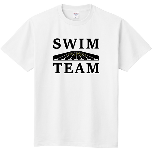 SWIM TEAM（黒） 定番Ｔシャツ