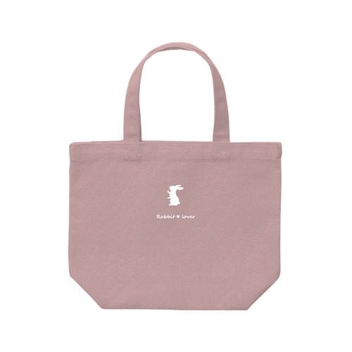 うさぎシルエット（白）レギュラーキャンバストートバッグ(S