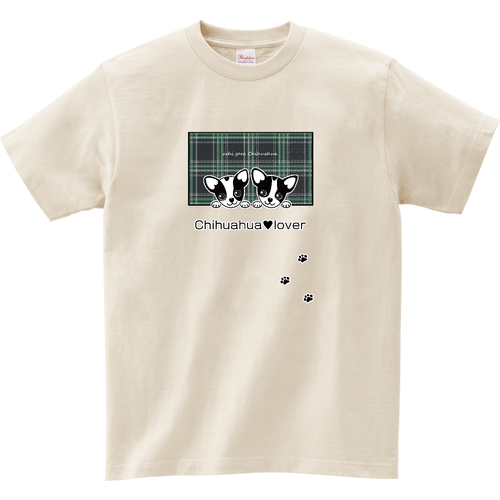 牛柄チワワチェック（A） リミテッドカラーＴシャツ