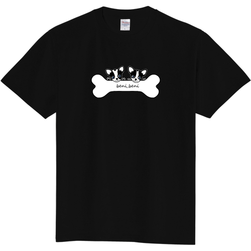牛柄チワワボーン 定番Ｔシャツ