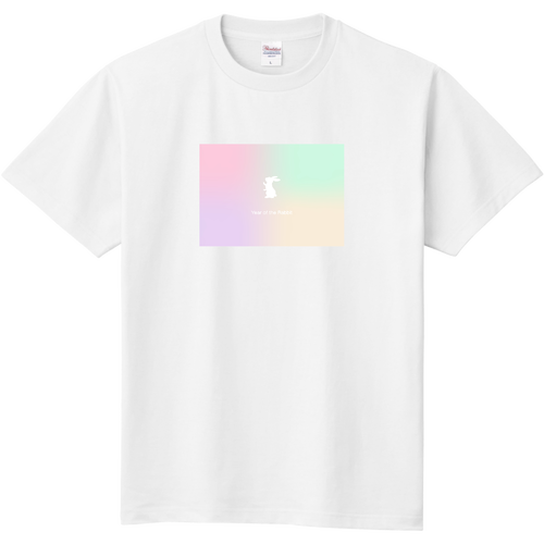 グラデーションうさぎ 定番Ｔシャツ
