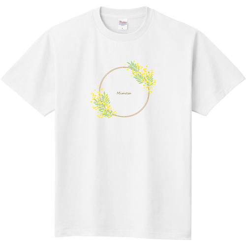 ミモザリース（B） 定番Ｔシャツ