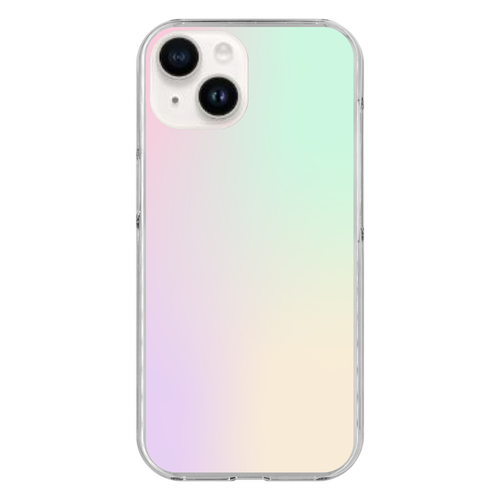 グラデーション（A） iPhone15 (透明)(ハードケース)