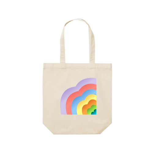 ハート形のお尻 レギュラーキャンバストートバッグ(M) (フルカラー転写プリント)