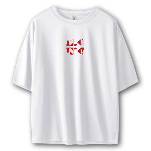 【2025】AZUKIロゴ Tシャツ(ロゴ赤) ストリートＴシャツ