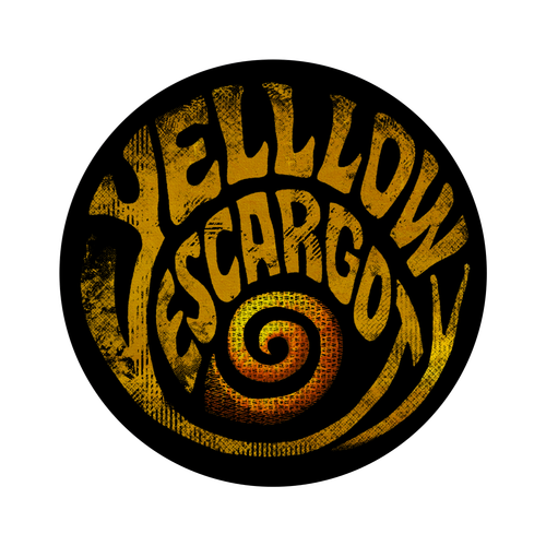 YELL LOW ESCARGOT　ロゴ缶バッチ オリジナル缶バッジ(44mm)