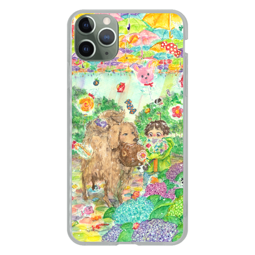 傘時々飴  iPhone11 Pro Max ソフトケース (TPU)/クリア iPhone11 Pro Max ソフトケース (TPU)