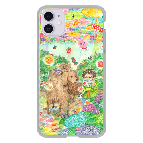 傘時々飴  iPhone11 ソフトケース (TPU)/クリア iPhone11 ソフトケース (TPU)