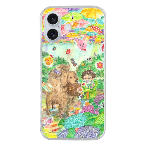 傘時々飴  iPhone16 TPUケース/クリア iPhone16 TPUケース