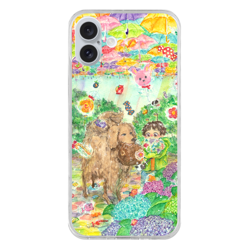 傘時々飴  iPhone16 Plus TPUケース/クリア iPhone16 Plus TPUケース