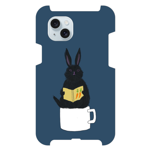 黒うさぎの読書 iPhone15 Plus