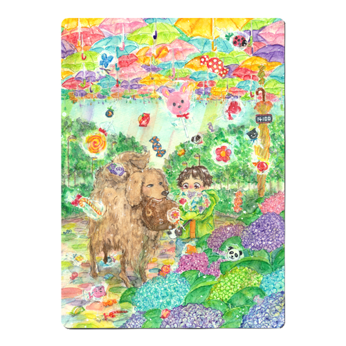 傘時々飴  下敷きB5  下敷きB5 (透明)