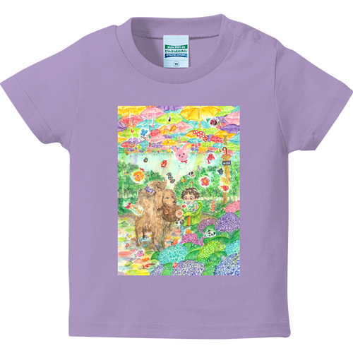 傘時々飴  ハイクオリティーベビーTシャツ ハイクオリティーベビーTシャツ