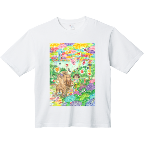 傘時々飴   ヘビーウェイト ビッグシルエットTシャツ ヘビーウェイト ビッグシルエットTシャツ