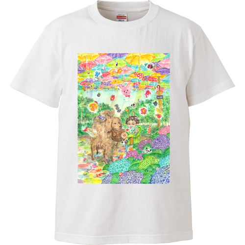 傘時々飴  ハイクオリティーTシャツ ハイクオリティーTシャツ