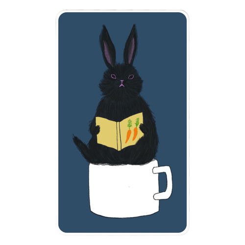 黒うさぎの読書 急速充電モバイルバッテリー5000mAh