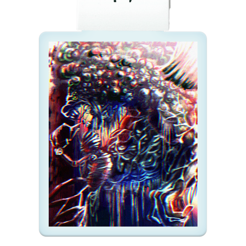 蝉 ライティングキーホルダー(四角)