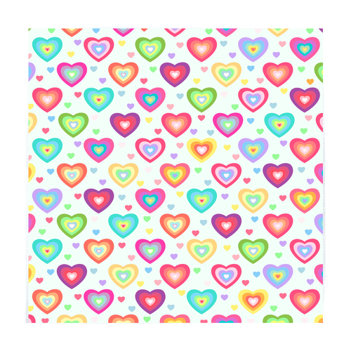 ハートの密輸布 ソフトタッチミニタオル