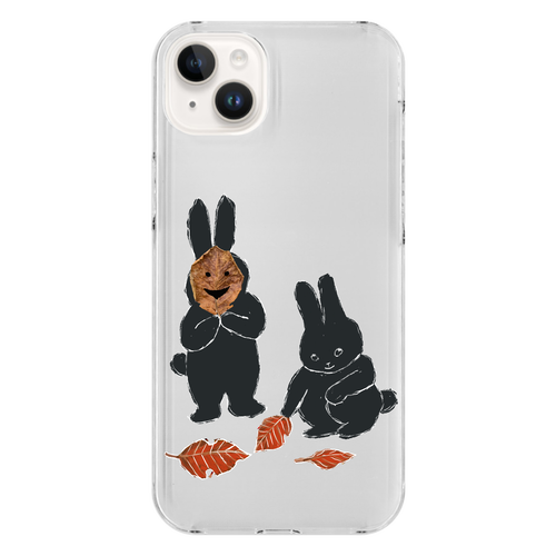 うさぎの秋遊び iPhone14 Plus (透明)