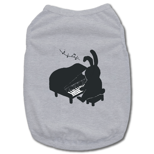ピアノをひくうさぎ ドッグウェア