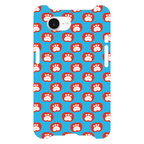 肉球リンゴのスマホケース【赤リンゴ】 iPhone16e