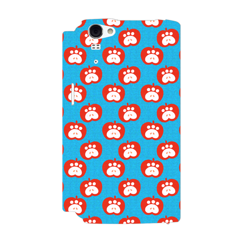 肉球リンゴのスマホケース【赤リンゴ】 AQUOS PHONE ZETA(SH-01F)