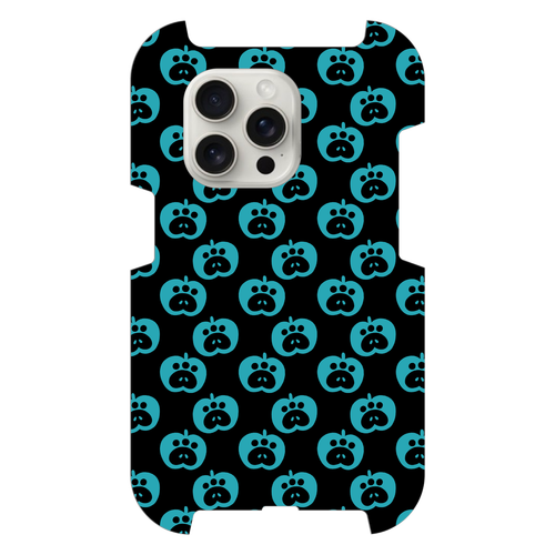 肉球リンゴのスマホケース【青リンゴ】 iPhone15 Pro