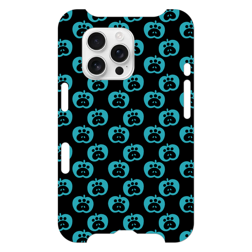 肉球リンゴのスマホケース【青リンゴ】 iPhone16 Pro