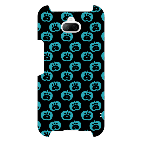 肉球リンゴのスマホケース【青リンゴ】 Xperia 8 全面印刷ケース