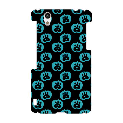 肉球リンゴのスマホケース【青リンゴ】 AQUOS EVER(SH-02J)